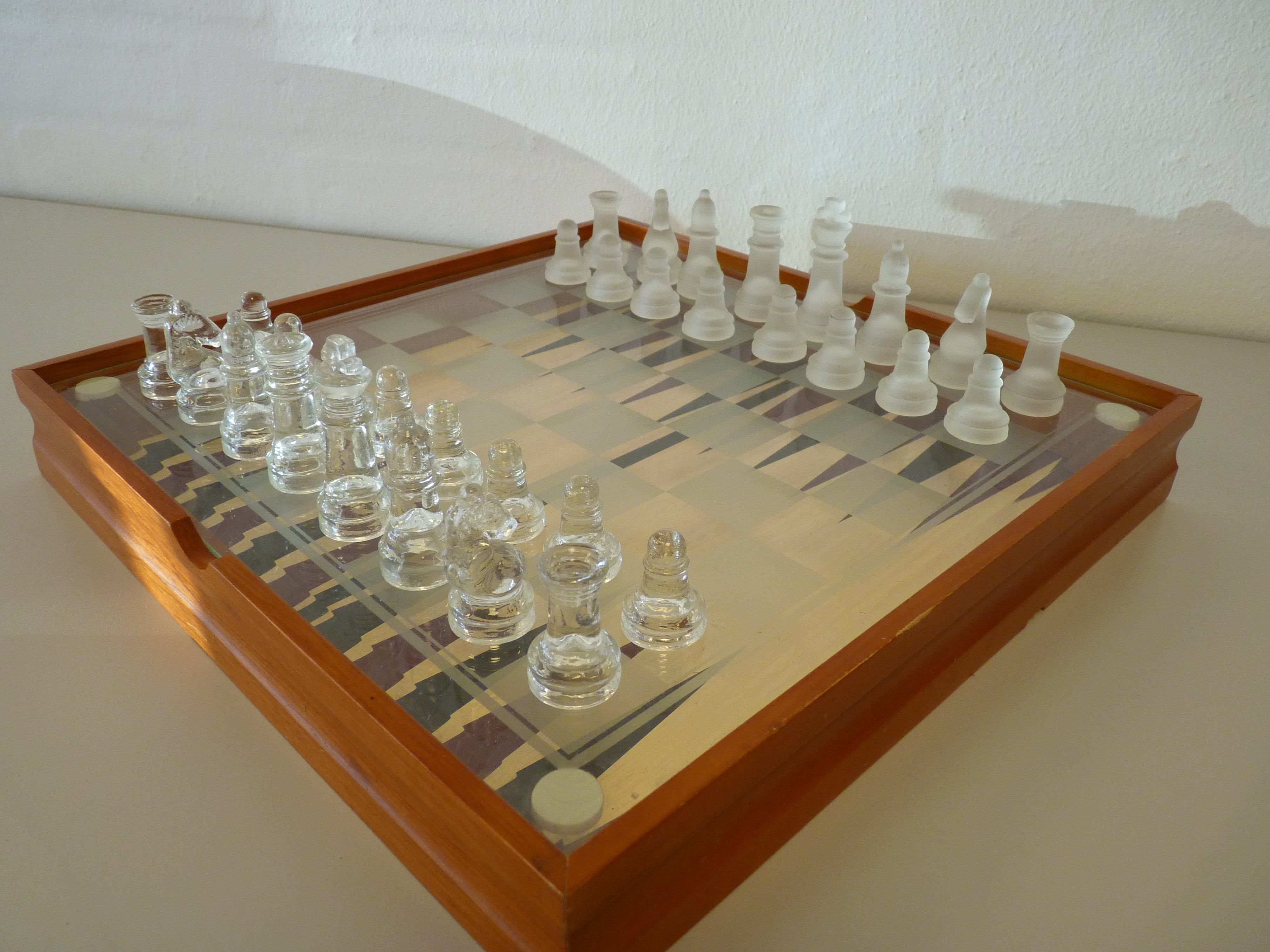 Skak og Backgammon spil